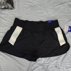 JoyLab Black and White Men's Swim Trunks